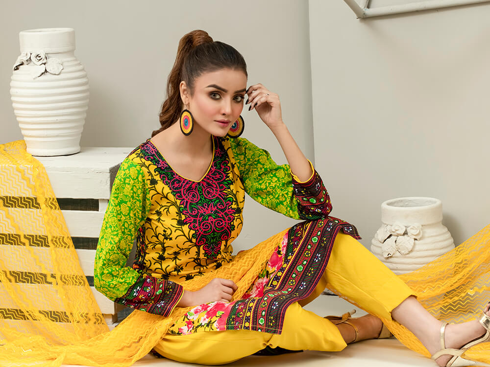 Printed Designer Suit